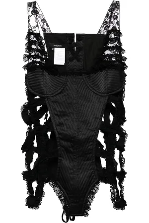 pushBUTTON Blusa smanicata con ricamo