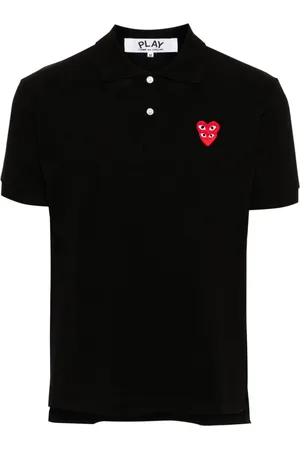 Comme des Garçons Polo con applicazione