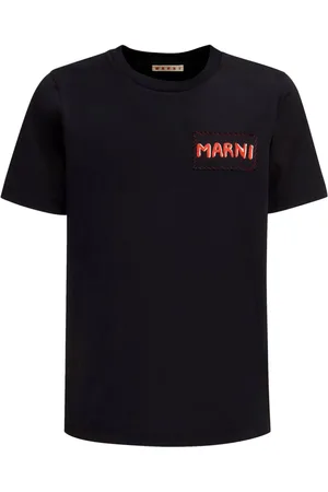 Marni T-shirt con applicazione logo