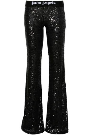 Palm Angels Pantaloni con banda logo