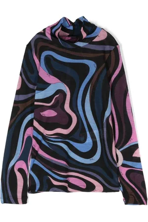 PUCCI Junior Top con stampa Marmo