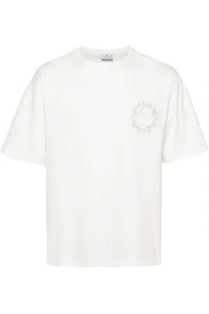 Etro T-shirt con ricamo Pegaso