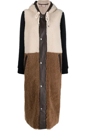 Plan C Cappotto lungo con design patchwork