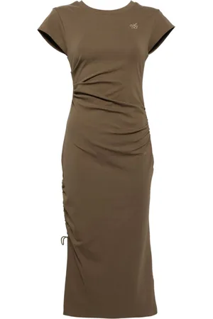 B+AB Abito midi con ricamo