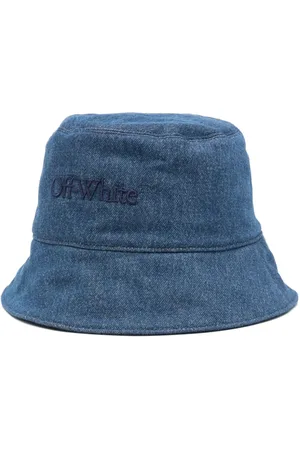 OFF-WHITE Cappello bucket Bookish denim