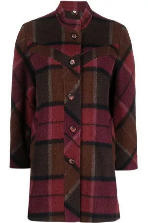 A.N.G.E.L.O. Vintage Cult Cappotto a quadri anni 