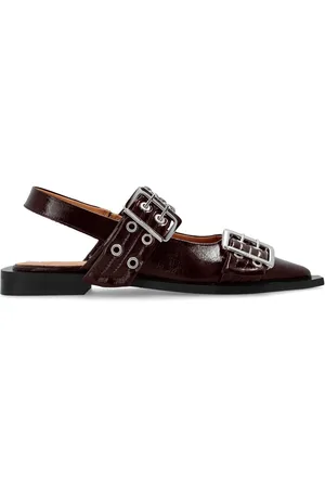 Ganni Ballerine con fibbia