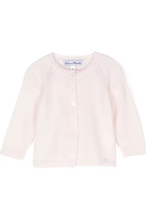 Tartine Et Chocolat Cardigan con placca logo