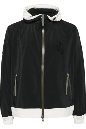Alexander McQueen Giacca a collo alto con cappuccio