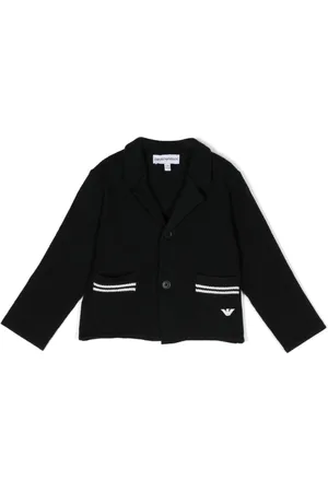 Emporio Armani Cardigan con revers a lancia