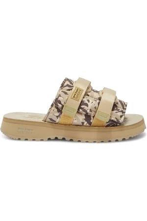 Palm Angels Sandali slides Moto-P con chiusura a strappo x Suicoke