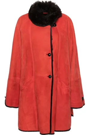 A.N.G.E.L.O. Vintage Cult Cappotto con bordo in shearling anni 