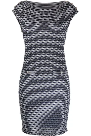 CHANEL Abito con motivo jacquard