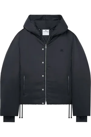 Courrèges Piumino con cappuccio