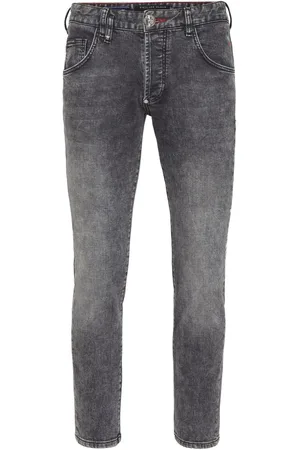 Philipp Plein Jeans Skull skinny con vita media