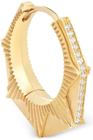 Marie Lichtenberg Orecchino NYC GM in giallo 18kt con diamanti