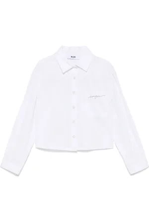 Msgm Camicia con ricamo