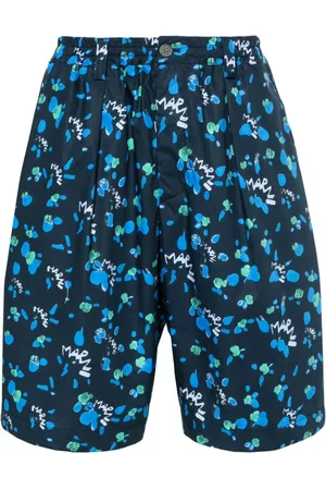 Marni Shorts Dripping con stampa astratta