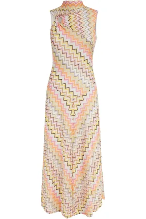 Missoni Abito midi con motivo a zigzag