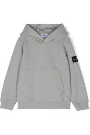 Stone Island Felpa con applicazione Compass