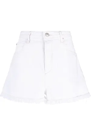 Isabel Marant Shorts denim Lesia con frange