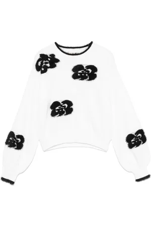 Twin-Set Maglione con ricamo a fiori