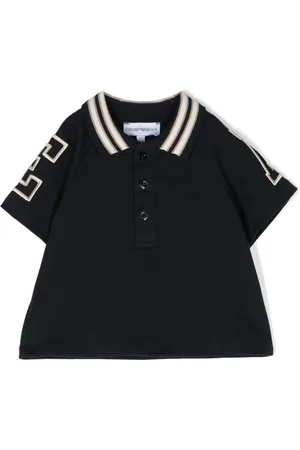 Emporio Armani Polo con bordi a righe