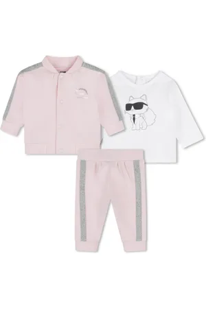 Karl Lagerfeld Tuta sportiva con logo (3 pz)