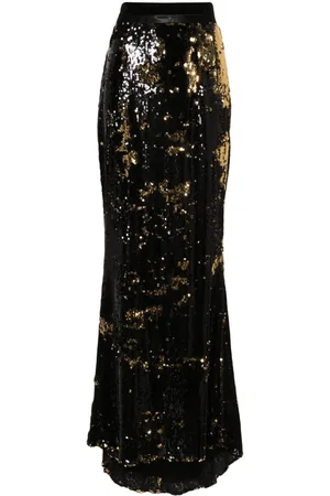 Styland Gonna lunga con paillettes