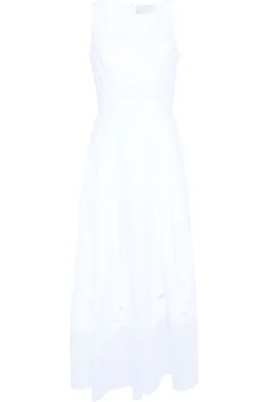 Elie saab Abito plissettato con ricamo