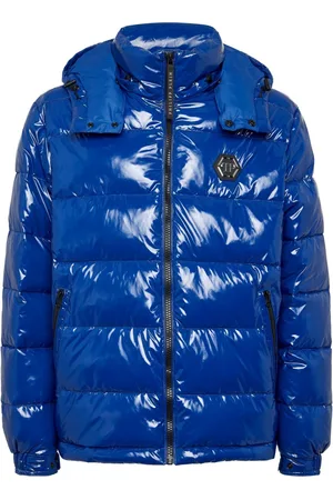 Philipp Plein Piumino Hexagon con placca logo