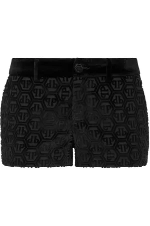 Philipp Plein Shorts corti con monogramma