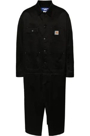 JUNYA WATANABE Cappotto lungo con colletto a contrasto Junya Watanabe x Carhartt