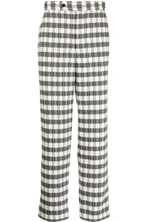 BODE Pantaloni regular con motivo geometrico