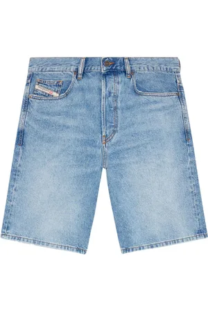 Diesel Bermuda denim con applicazione