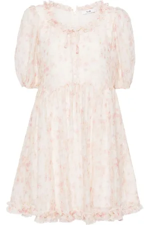 B+AB Abito corto con fantasia tie-dye