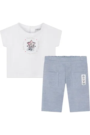 Kenzo Set pantaloni con stampa grafica