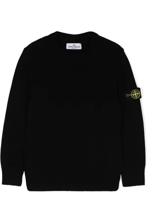 Stone Island Maglione girocollo con applicazione Compass