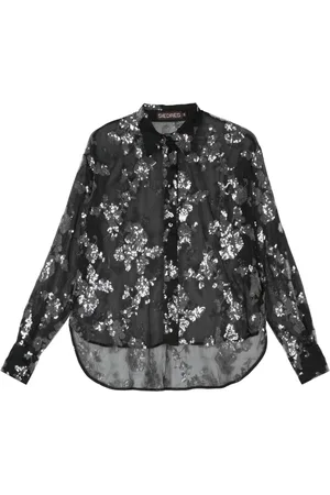 SIEDRES Camicia Genni con paillettes