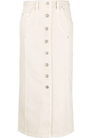 Marant Etoile Gonna midi denim Vandy
