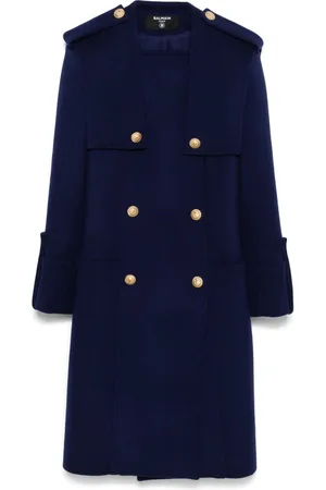 Balmain Cappotto militare doppiopetto