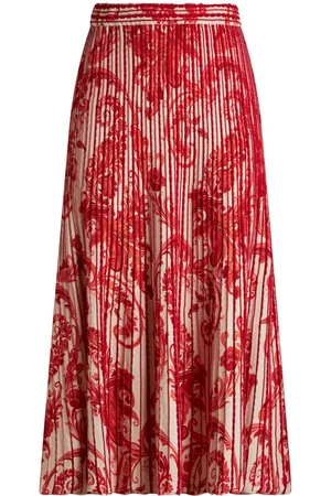 Etro Gonna midi con stampa paisley