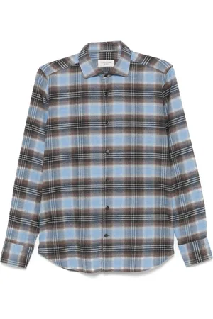 Tintoria Mattei Camicia con motivo tartan