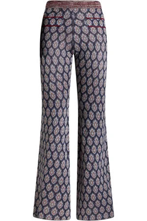 Etro Pantaloni con motivo jacquard