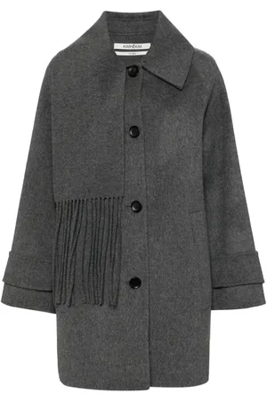 KIMHEKIM Cappotto con frange