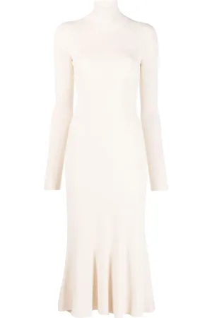 Balenciaga Abito midi a collo alto
