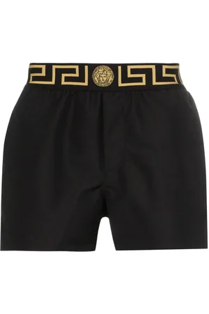 VERSACE Costume da bagno con bordo Greca