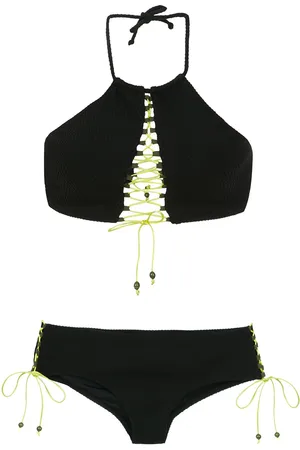 AMIR SLAMA Top bikini con lacci