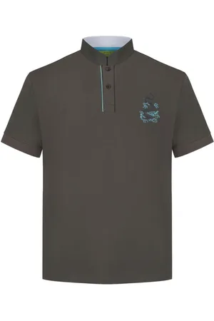 SHANGHAI TANG Polo con ricamo Dragon