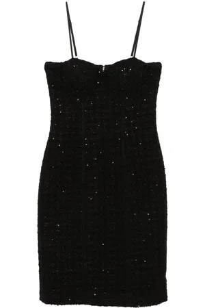 ROTATE Abito midi boucl?? con paillettes